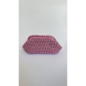 Crochet clutch - Light Pink